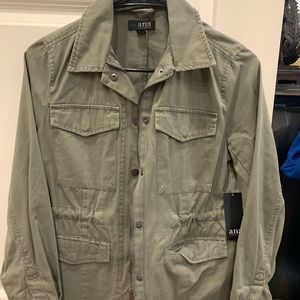 a.n.a. Olive green army jacket, XS